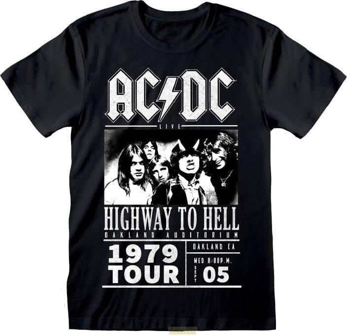 Heroes Inc AC/DC T-Shirt Highway To Hell 1979 Tour Black Grösse L (L)