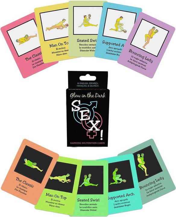 Produktbild Kheper Games Glow-in-the-Dark Sex! Cards (Kartenspiel, Englisch, Französisch, Deutsch)
