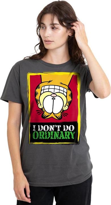 Actual product image Garfield Unisex Adult I Don't Do Ordinary T-Shirt (XXL)