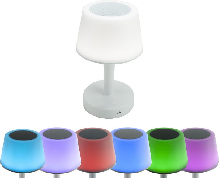 Produktbild Novidarte LED Lampe mit eingebautem Bluetooth Lautsprecher (200 lm)