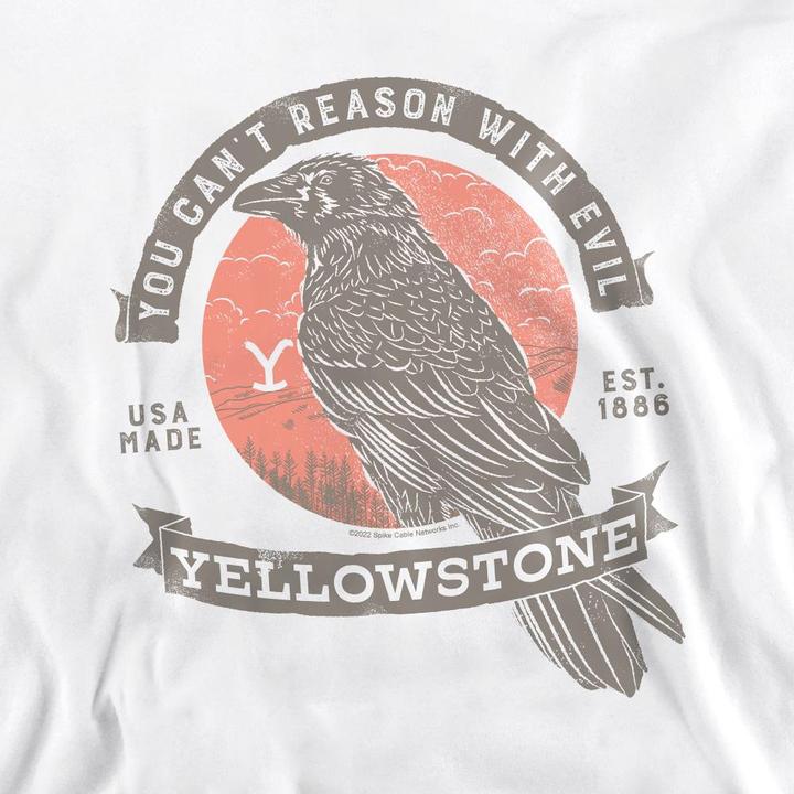 Actual product image Yellowstone Unisex Adult Evil Bird Sweatshirt (L)