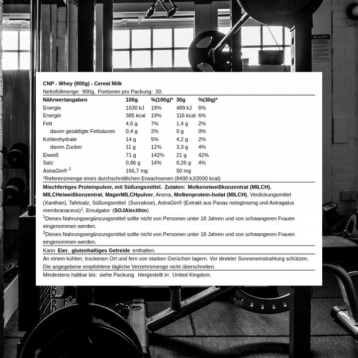 Actual product image CNP Whey (Cereal Milk, 900.90 g)