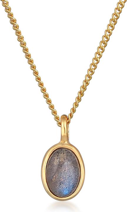 Immagine prodotto Elli Collana di pietre preziose (375 oro giallo, Labradorite, 42 cm)