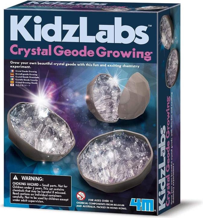 Actual product image 4M Kidz Labs/Grow your crystal geodes