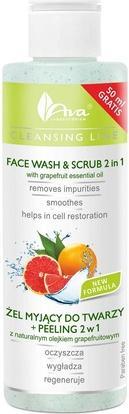 Produktbild Ava Face Wash Scrub 2in1 Cleansing Gel With Natural Grapefruit Oil - 200ml (Gel, 200 ml)