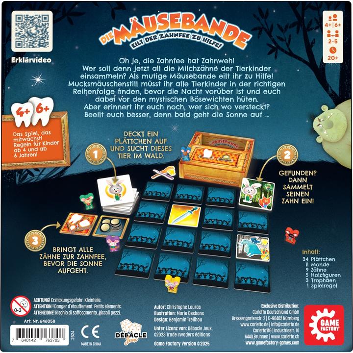 Immagine prodotto Game Factory Die Mäusebande (d) (Tedesco)