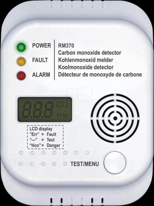 Produktbild Smartwares Gasmelder RM370 SW batteriebet