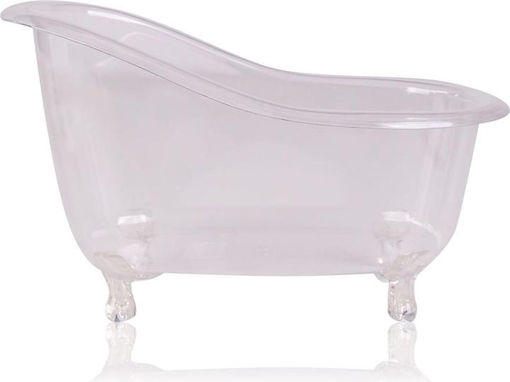 Actual product image Accentra Plastic bath tub, to fill, 26 x 13.7 x 15.5cm, colour: transparent, VE 12/24