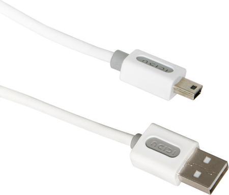 Actual product image Icidu USB 2.0 A-Bm Cable 1m White USB Cable USB A Mini-USB B White (1 m, USB 2.0)