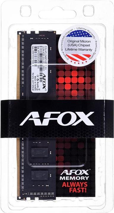 Produktbild AFOX Speichermodul DDR4 16GB 2666MHZ (AFLD416FH1P) (1 x 16GB, 2666 MHz, DDR4-RAM, U-DIMM)