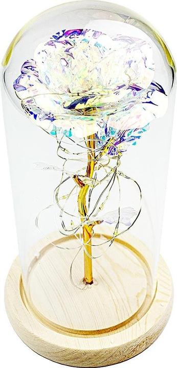 Produktbild JTI Infinity Rose mit Lichterketten - Holografisch (21 cm)