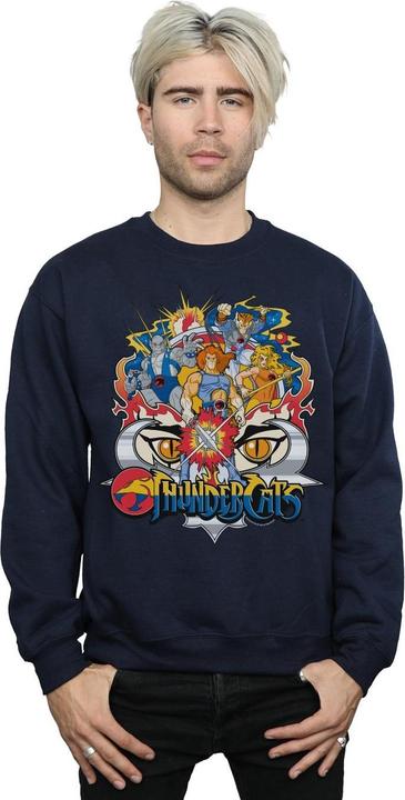 Actual product image Thundercats Mens Action Group Shot Sweatshirt (M)