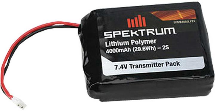 Immagine prodotto Spektrum Batteria del trasmettitore 2S 4000 mAh DX7s, DX8 e DX9 (7.40 V, 4000 mAh)