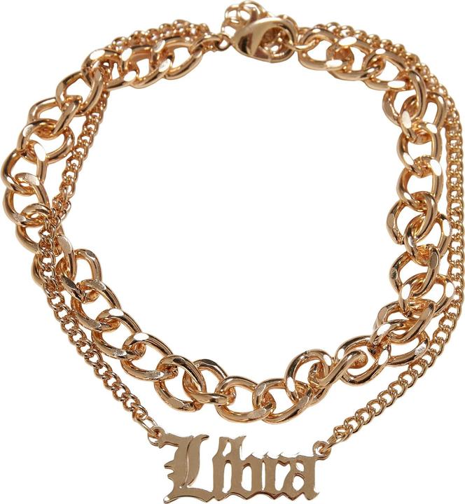 Actual product image Urban Classics Zodiac Golden Anklet - 17154 (80% Iron, 20% stainless steel)