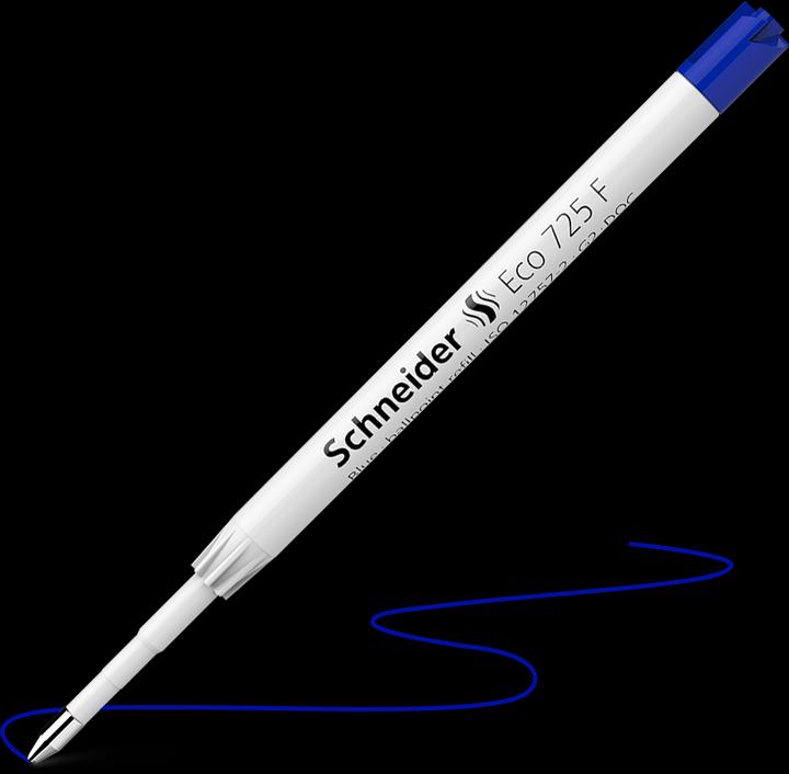 Actual product image Schneider Large capacity refill F blue ISO 12757-2 document-proof (Refill unit, Blue)