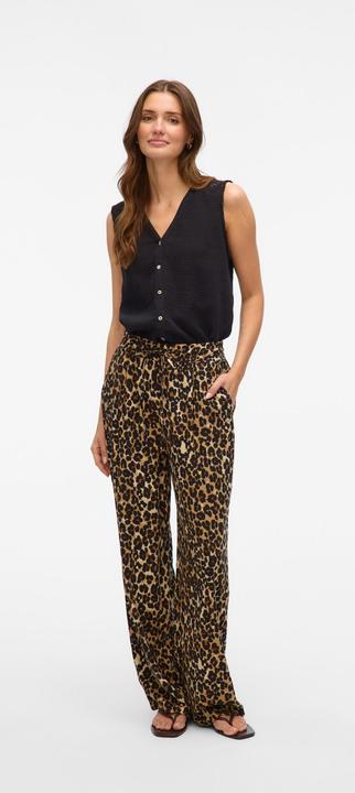 Actual product image Vero Moda VMJESMILO Mid-rise waist trousers Wide leg trousers (S)