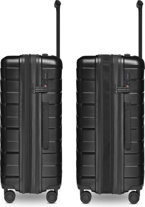 Produktbild Bergpfeil Travel 4-Rollen Trolley M 66 cm mit Dehnfalte (72 l, M (50 - 90l))