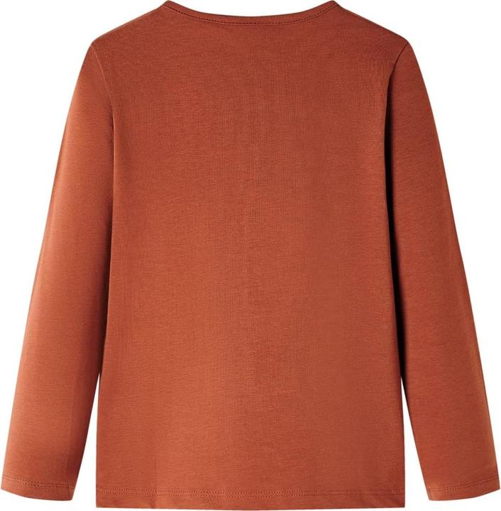 Produktbild VidaXL Kinder-Langarmshirt Cognac 116,Material: 95 % Baumwolle. 5 (116)
