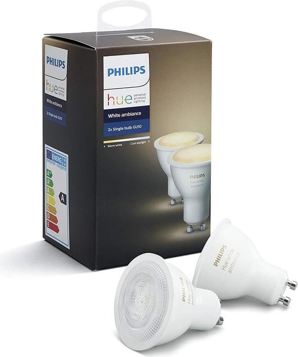 Produktbild Philips Hue White Ambiance (GU10, 5.50 W, 250 lm, 2 x, A)