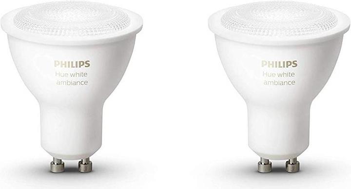 Philips Hue White Ambiance (GU10, 5.50 W, 250 lm, 2 x, A)