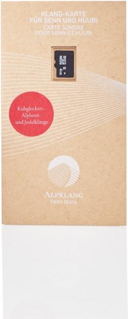 Produktbild Alpklang Klangkarte mit Kuhglocken-, Alphorn- und Jodelklängen