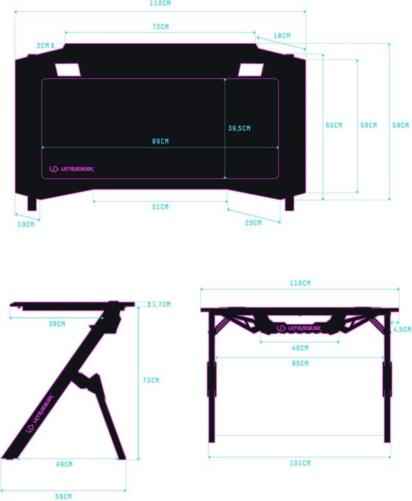 Produktbild Ultradesk Action V2