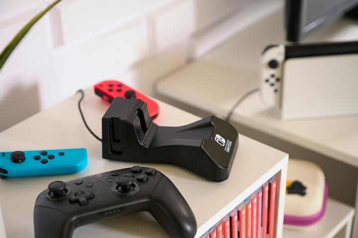 Actual product image PowerA Controller Charging Station by for Nintendo Switch (Switch, Switch OLED)