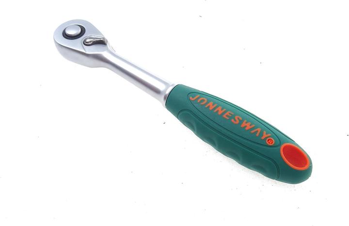 Actual product image Jonnesway Ratchet 1/4 straight with knee lever 140 mm (1/4")