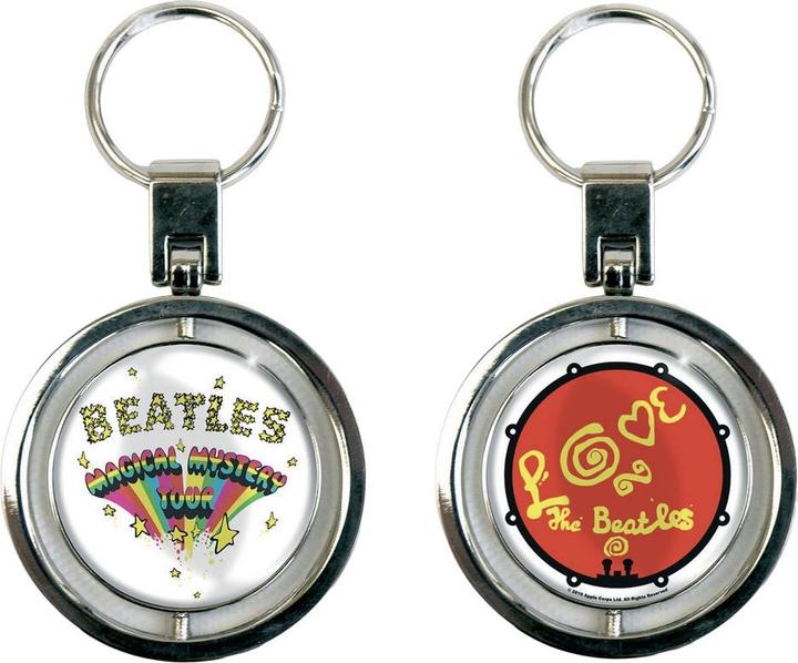 Actual product image The Beatles Magical Mystery Tour Spinner Keyring