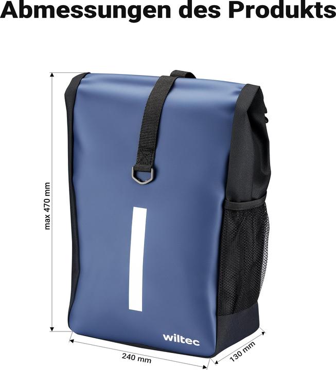 Immagine prodotto Wiltec Gepäckträgertasche (16 l, Borsa portapacchi)