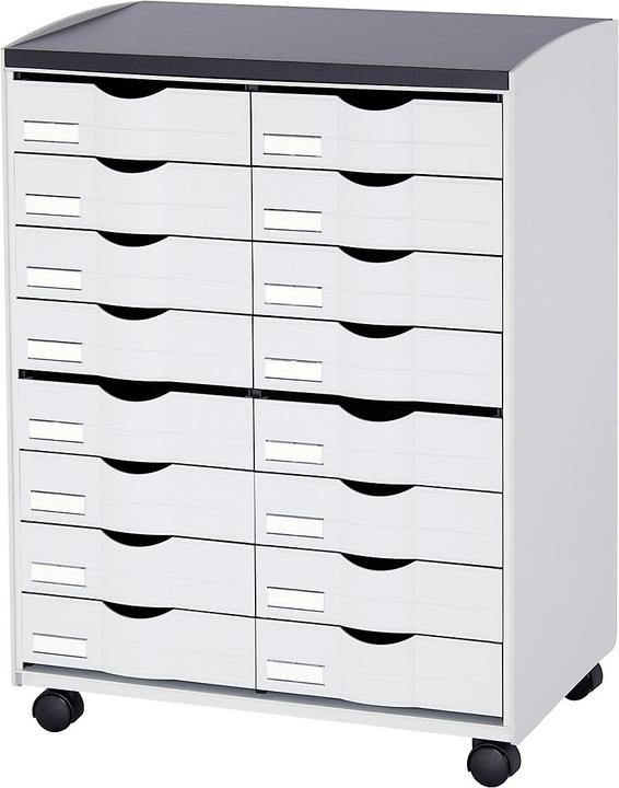 Produktbild Paperflow Rollwagen mit 16 Schubladen