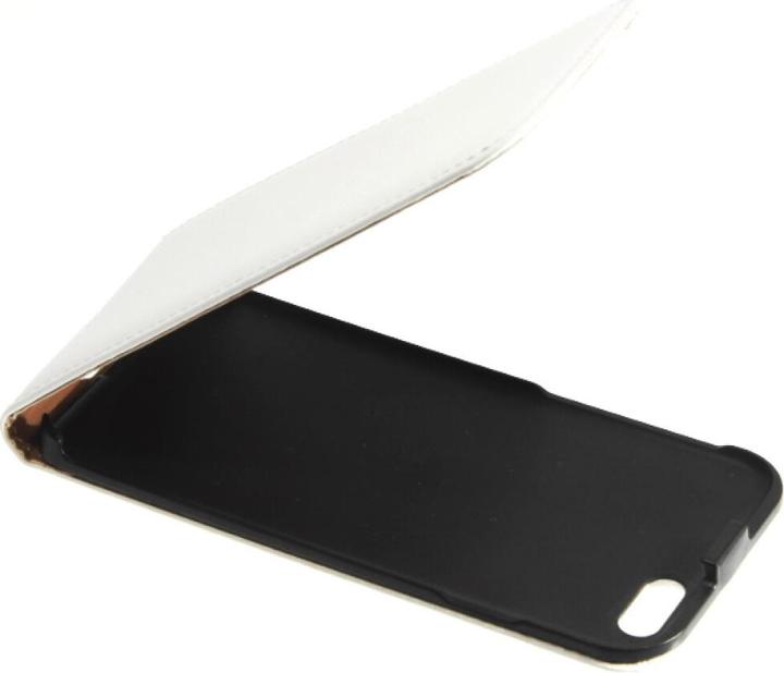Productafbeelding OEM Slanke leren Flip Case iPhone 6, 6s - Wit (Apple iPhone 6s, Apple iPhone 6)