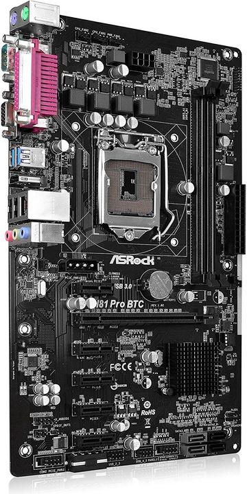 Image du produit AsRock H81 Pro BTC R2.0 (LGA 1150, Intel H81, ATX)