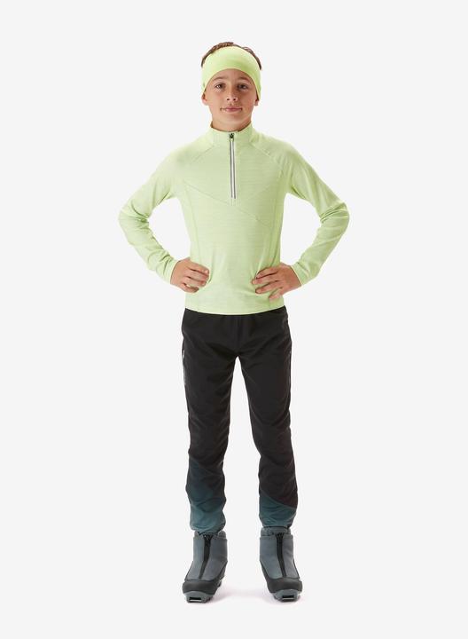Image du produit Inovik Maillot de ski de fond enfant manches longues - XC S TS 100 jaune (140)