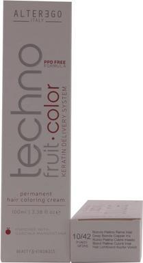 Actual product image Alterego Techno Fruit Colour 10/42 Deep Blonde Copper Iris 100ml