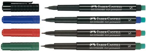 Actual product image Faber-Castell Overhead pen Multimark Permanent (Multicoloured, 0.40 mm, 4 x)