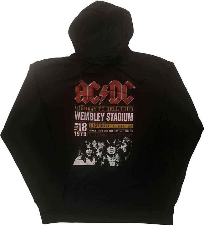 Actual product image AC/DC Unisex Adult Wembley '79 Eco Friendly Hoodie (M)