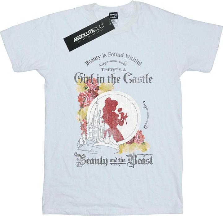 Disney Beauty And The Beast Girl in The Castle TShirt Mädchen
