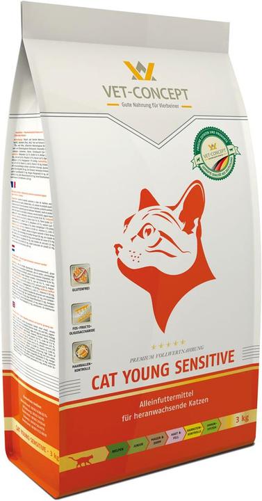 Produktbild Vet Concept Cat Young Sensitive - 3 kg (Junior, 3000 g)