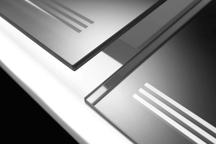 Produktbild Schneider GRACELINE LED Lichtspiegelschrank, 2 Doppelspiegeltüren, 70x70x12cm, 116.470. (70 x 70 x 12 cm)