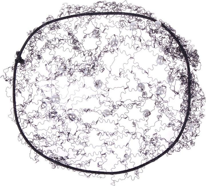 Qhp Invisible Pearl Haarnetz (Haargummi)