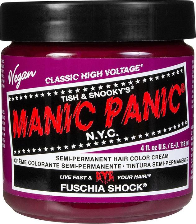 Skybound Fuschia Shock Classic Creme Vegan Cruelty Free Pink Semi Permanent Hair Dye 118ml (Fuschia Shock)