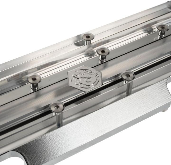 Actual product image Bitspower Mosfet cooler for ASUS ROG Dominus Extreme DRGB Nickel - Acrylic