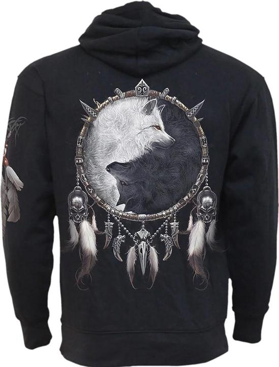 Spiral Wolf Chi Kapuzenpullover