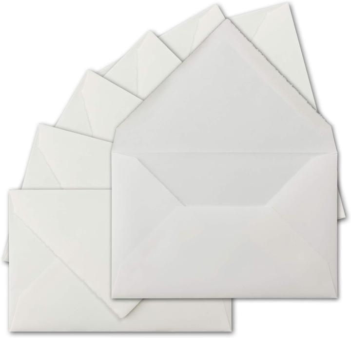 Immagine prodotto Neuser Papier Vintage Briefumschläge C6 Büttenpapier (75 Stück) (C6, 75 x)