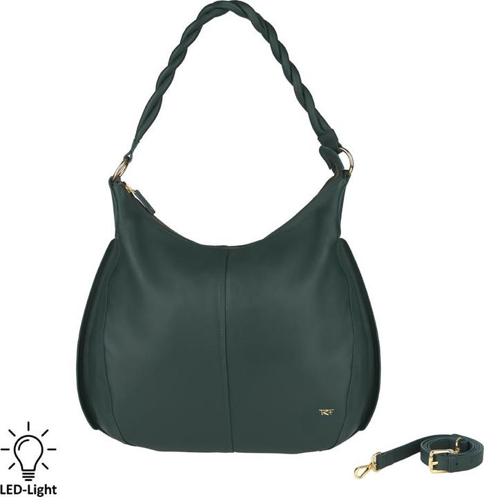 Actual product image Riccardo Ferducci Handbag, LED light compartment, Bellini