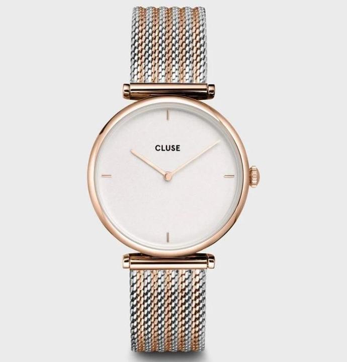 Actual product image Cluse Triomphe Mesh Rosé (Analogue wristwatch, 33 mm)