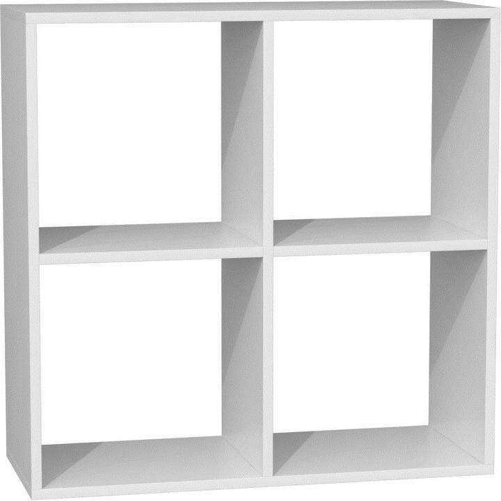 Actual product image Topeshop PLUS 2X2 BIEL computer desk Baltas (50 x 120 x 76 cm)
