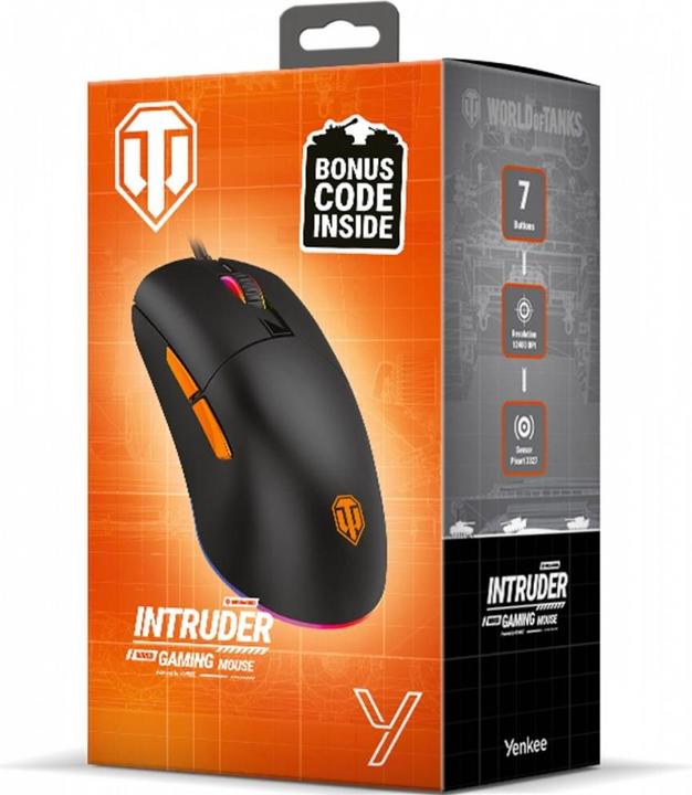 Image du produit Yenkee INDRUDER WT200 Souris de jeu filaire ultralégère - version limitée WORLD OF TANKS
