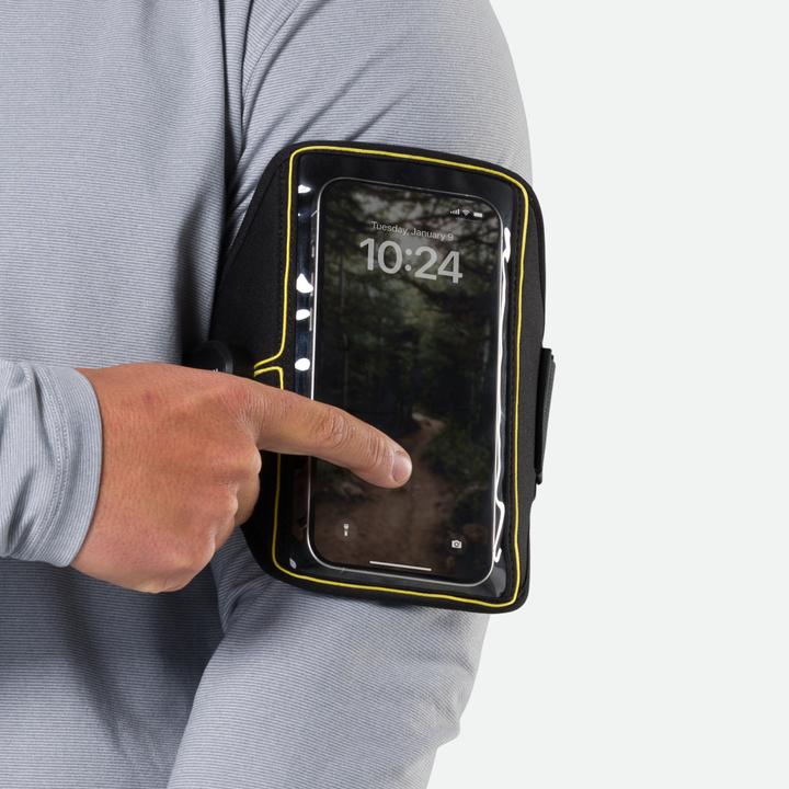 Actual product image Nathan Running wristband for phone "Laser Light 5K"